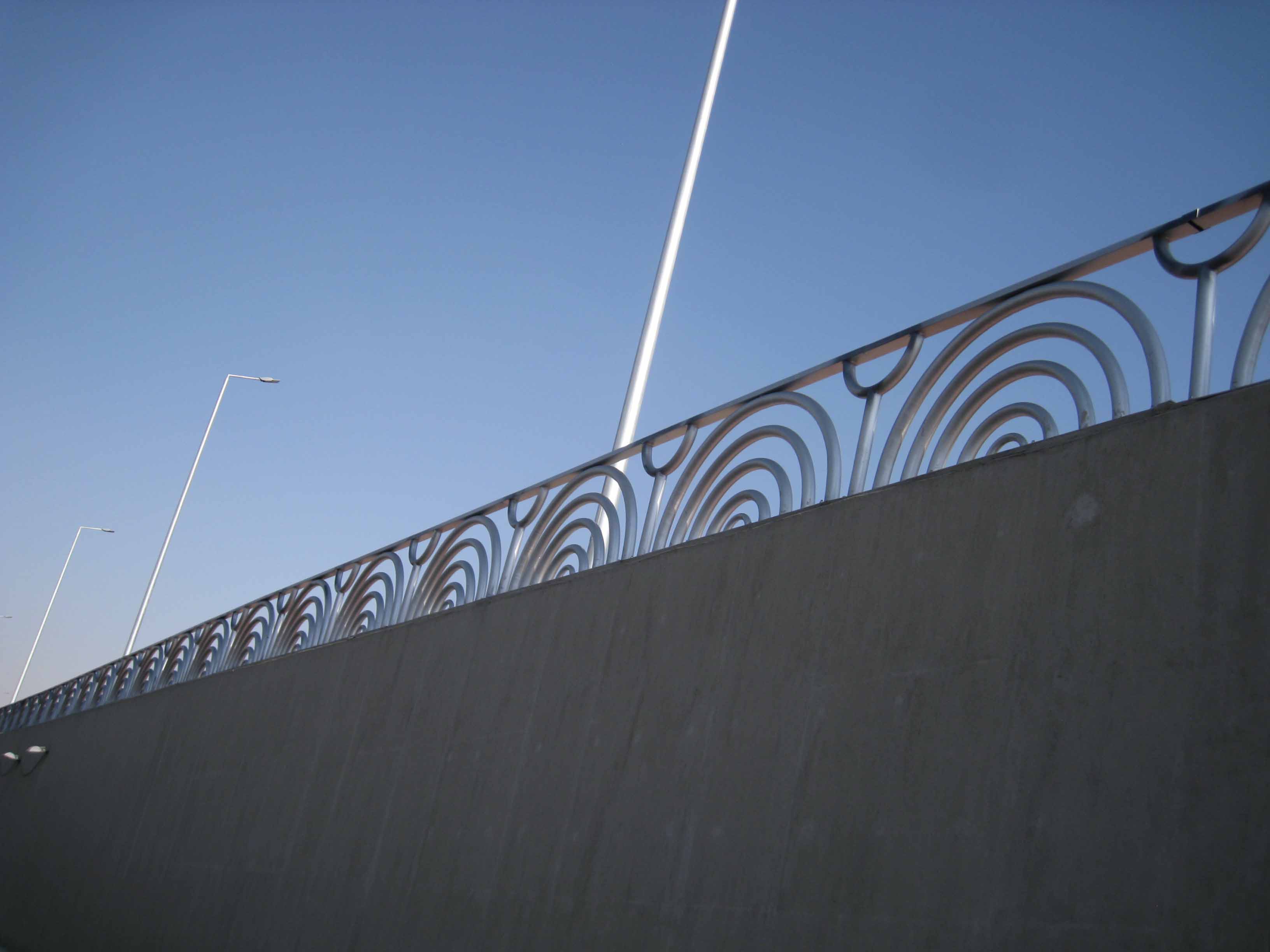 Handrail of Downtown tunnel project (18)